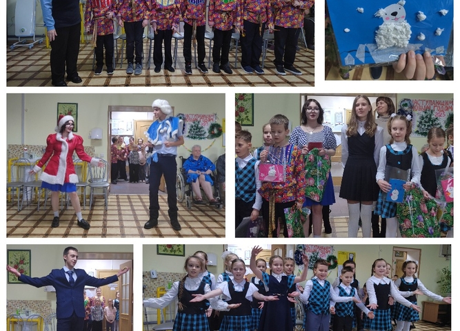 В ГОСТЯХ дЕД МОРОЗ И СНЕГУРОЧКА